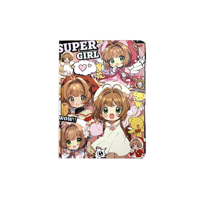 Wholesale 5pcsNotebook Student Cartoon Animation Journal Full Color Page