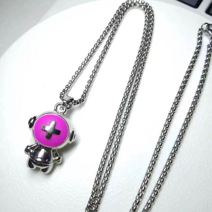 Wholesale Personalized Pendant Stainless Steel Children's Necklace JDC-NE-YSJZ004