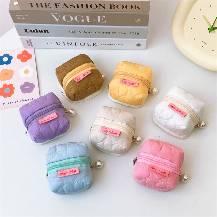 Wholesale Earphone cover protective case Bluetooth earphone bag pendant change small bag storage bag