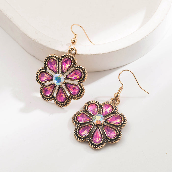 Wholesale Western Ethnic Style Turquoise Earrings