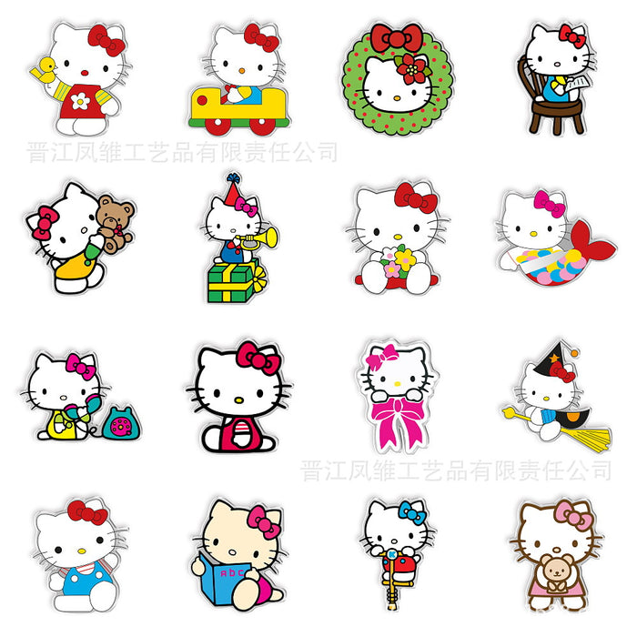 Wholesale 20pcs Cute cat acrylic Shoes Charms accessories