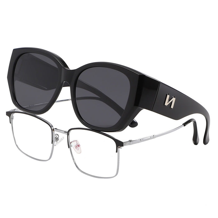 Wholesale Polarized large frame myopia sports sunglasses