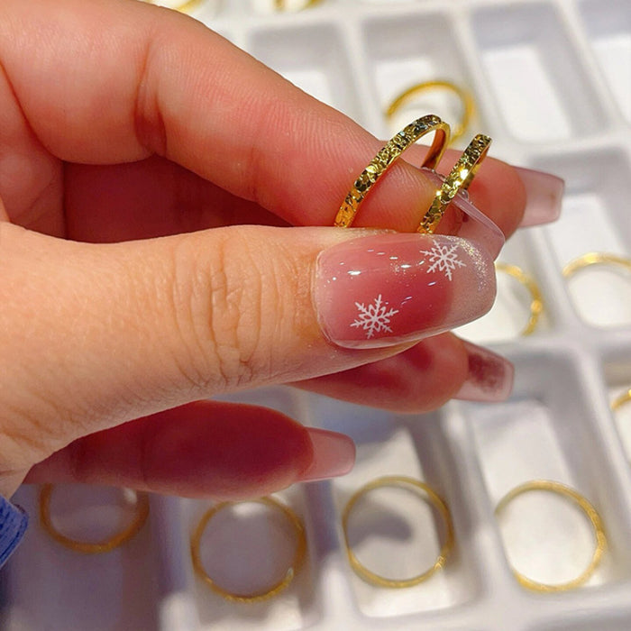 Wholesale Gold plated ring for men and women, slim design