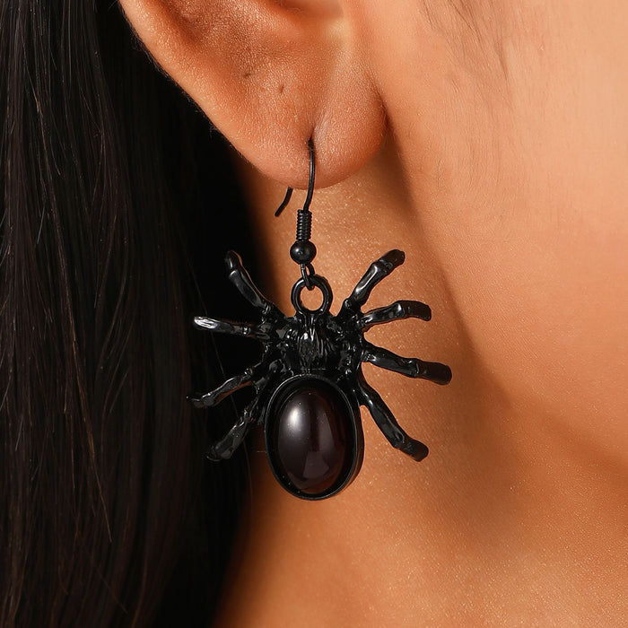 Wholesale Vintage Earrings Female Spider Bat Spider Skull Earrings Halloween Earrings