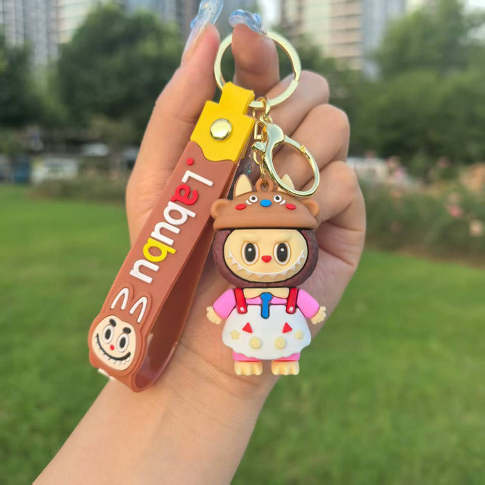 Wholesale Couple keychain little sheep pendant doll cute bag pendant