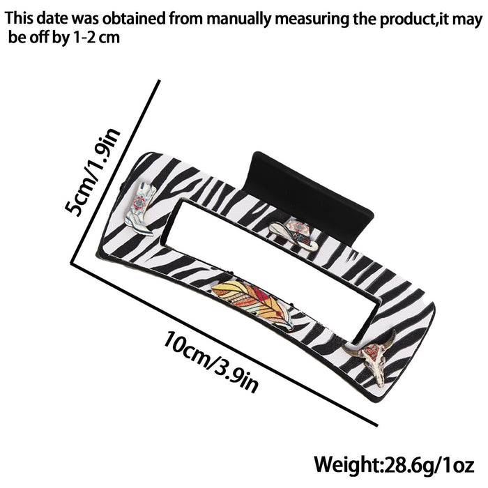 Wholesale Cowboy Grab Clip Hair Clips Accessories