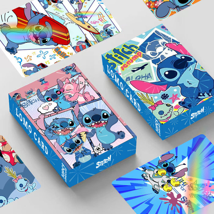 Wholesale 60pcs Laser flash card double-sided LOMO card anime peripheral boxed color printing collection card greeting card