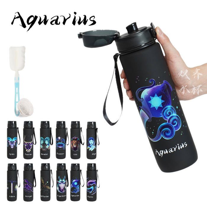 Wholesale Constellation water cup bounce cup plastic water cup