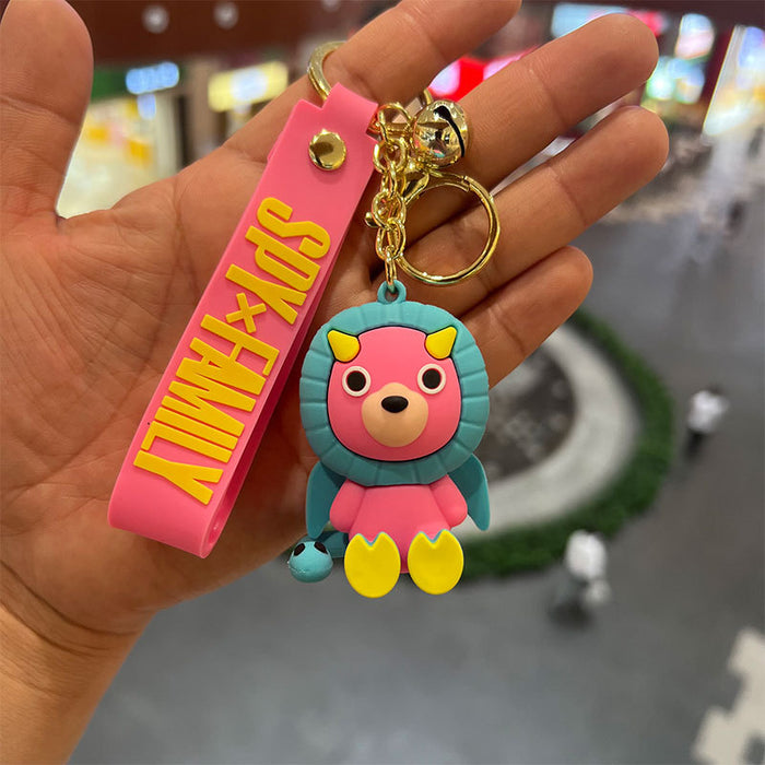 Wholesale Cartoon Keychain Epoxy PVC Doll Mobile Phone Keychain Pendant Accessories JDC-KC-MiaoYi005