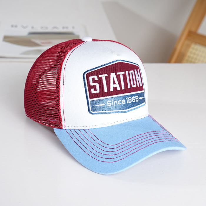 Wholesale Cotton Embroidered Baseball Cap Summer Versatile Street Trucker Hat Duckbill Cap