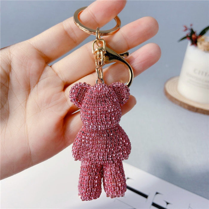 Wholesale Diamond Bear Keychains JDC-KC-JFan018