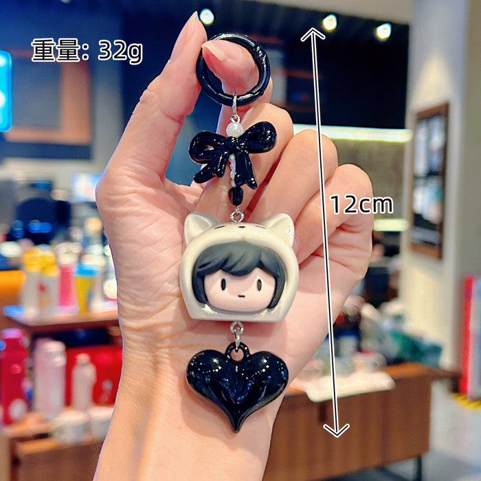 Wholesale Traveler  Resin Cartoon Keychain Cute  Bag Pendant Small Gift
