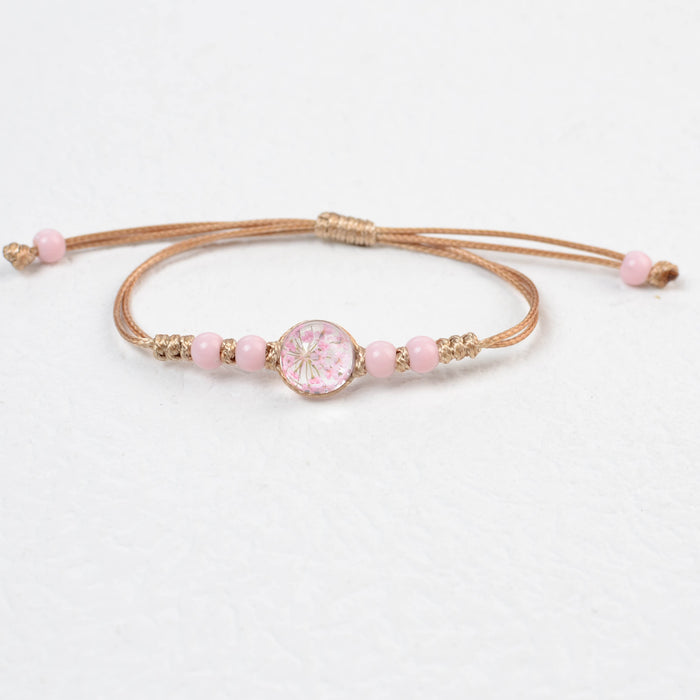 Wholesale Handmade Dried Flower Bracelet