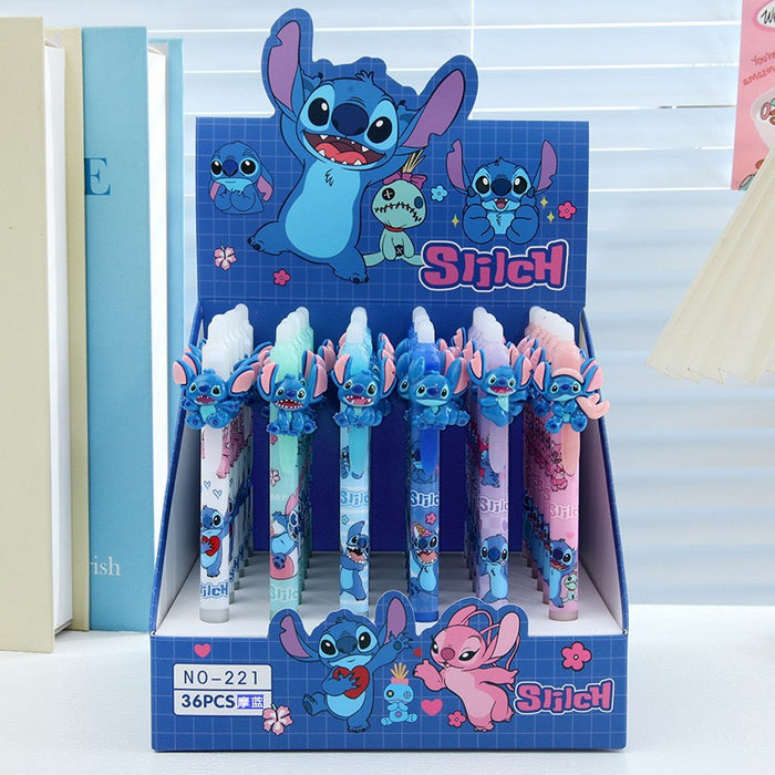 Wholesale 36pcs 0.5mm Erasable Press-Type Pen for Elementary Students