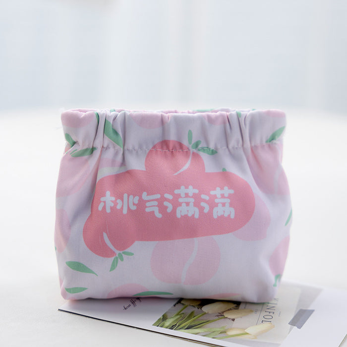 Wholesale Retro coin purse, simple and fashionable canvas cartoon key, cute card bag