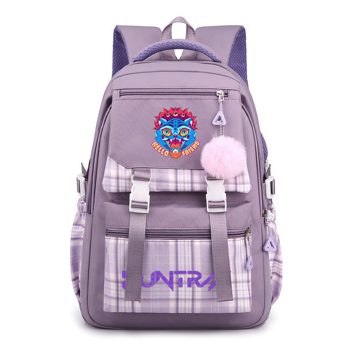 Wholesale  Kpop Printed School Bag Junior High School Large Capacity Backpack