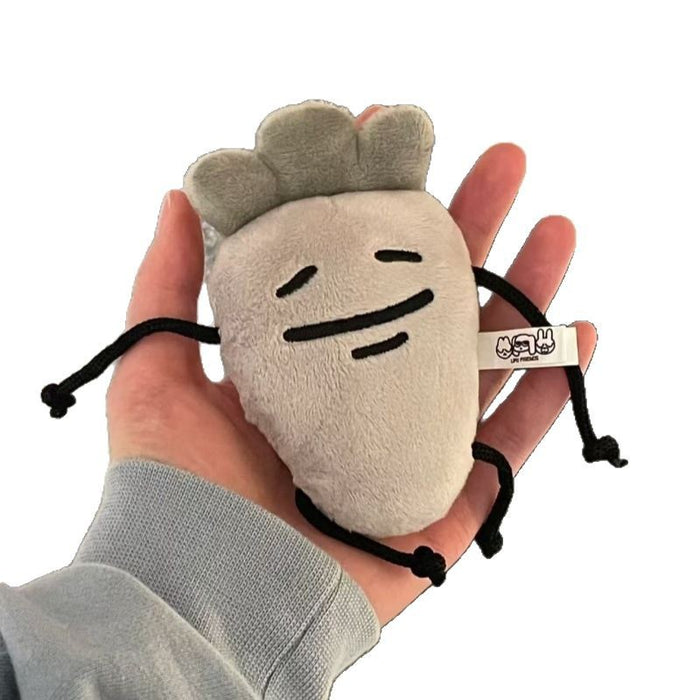 Wholesale Plush Carrot Pendant Worker Bag Pendant Funny Radish Doll Doll Key Chain