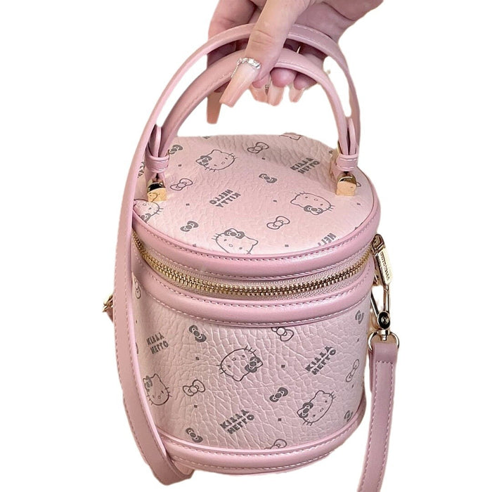 Wholesale Women' s Classic-Print Bucket Crossbody Bag