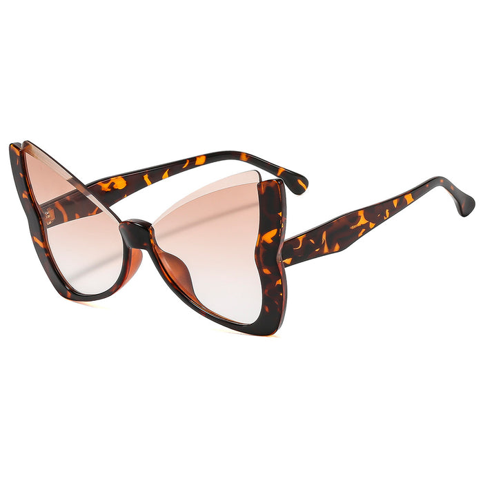 Wholesale Fashionable large frame retro versatile sunglasses, personalized outdoor sports cycling sunscreen trendy sunglasses