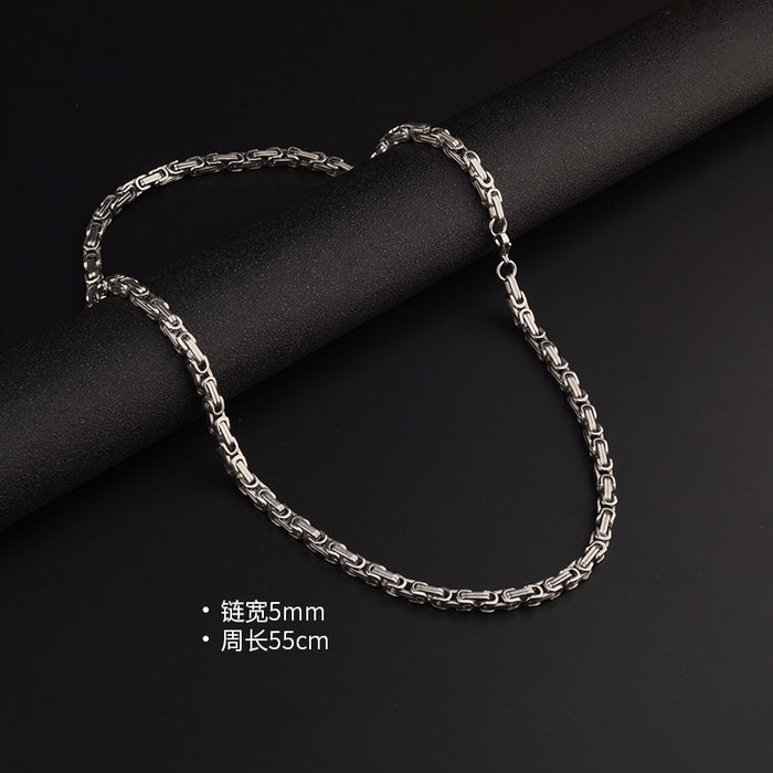 Wholesale Necklace Street Cuban Chain Neck Chain Necklace