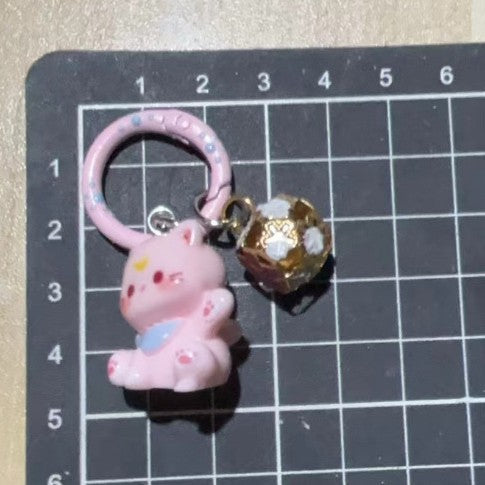 Wholesale Cute Cat Bell Keychain Girl's Bag Accessories Pendant
