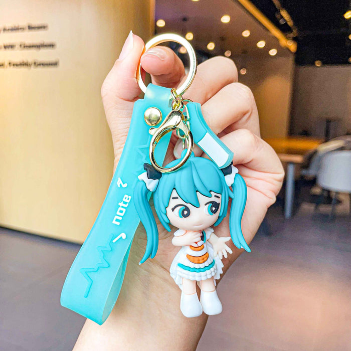 Wholesale PVC Cartoon Doll Keychain JDC-KC-LeZi030