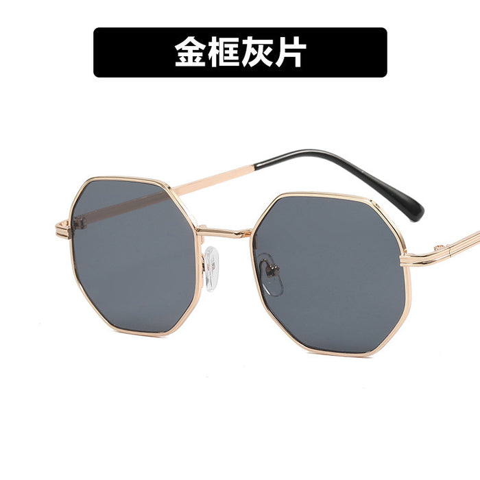 Wholesale Fashion polygon sunglasses, new street photography personalized sunglasses