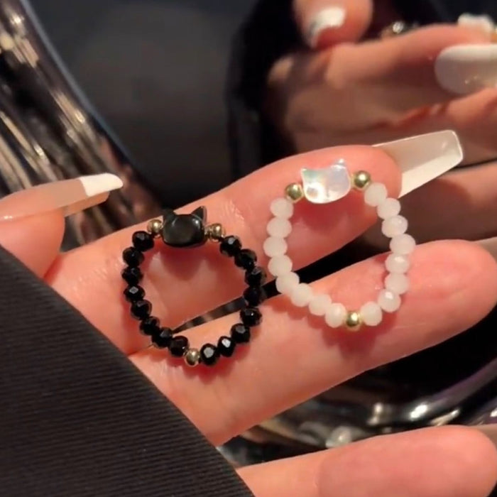 Wholesale Ring, index finger ring, niche bead ring