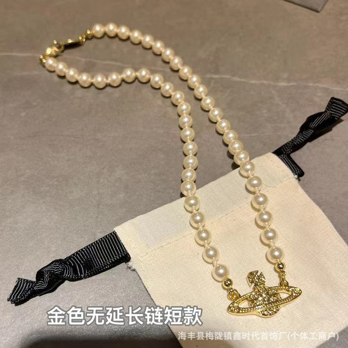 Wholesale Pearl necklace, pearl collarbone chain