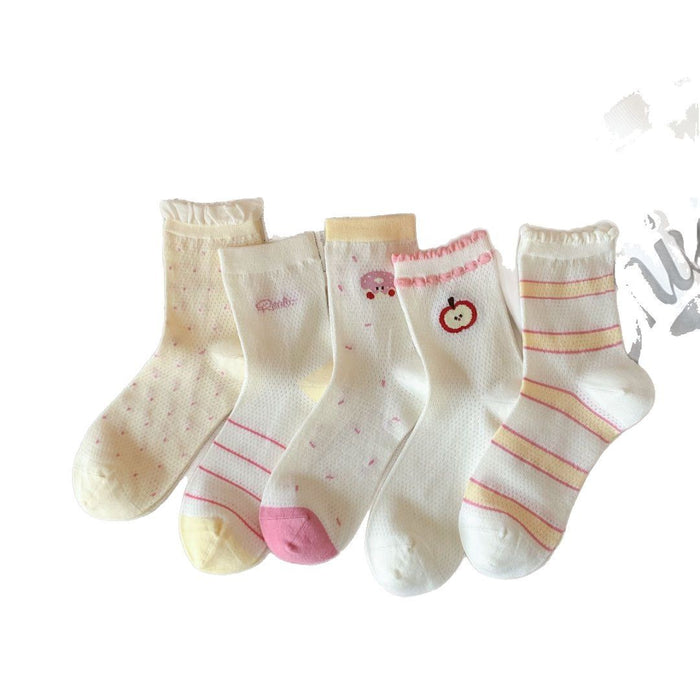Wholesale Mesh socks, mouth tube socks, mesh eyes, wave points, pile socks