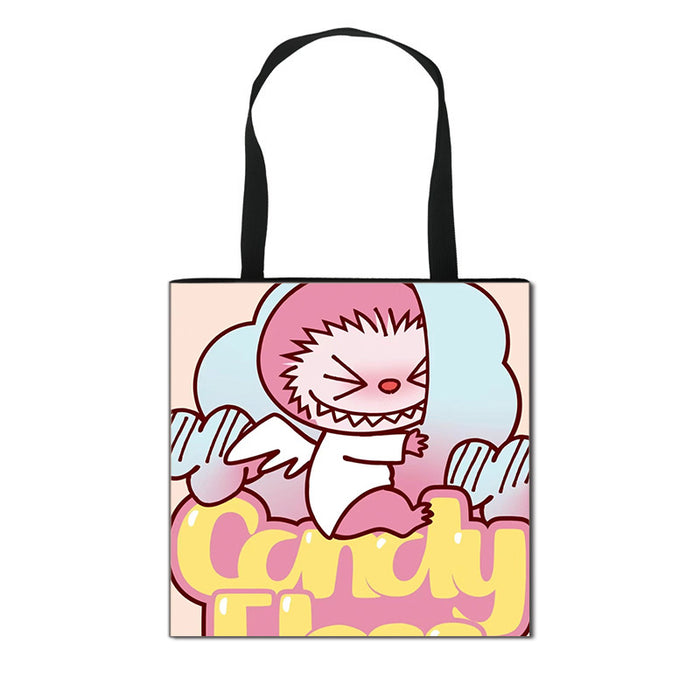 Wholesale Shopping Bag Cute Storage Bag Polyester Satchel Large Capacity  Bag