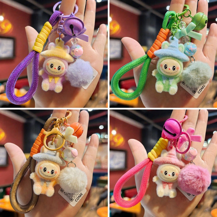 Wholesale Cartoon Doll Little Sheep Keychain Cute Funny Doll Pendant Student School Bag Key Chain Pendant