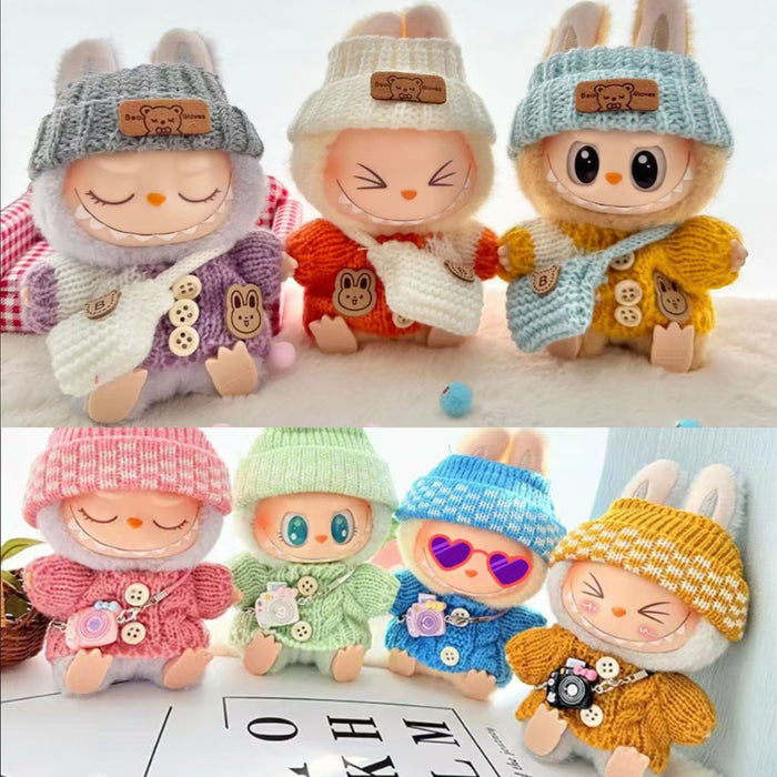 Wholesale Keychain  Clothes Pendant  Doll Bear Label Hat Sweater Suit