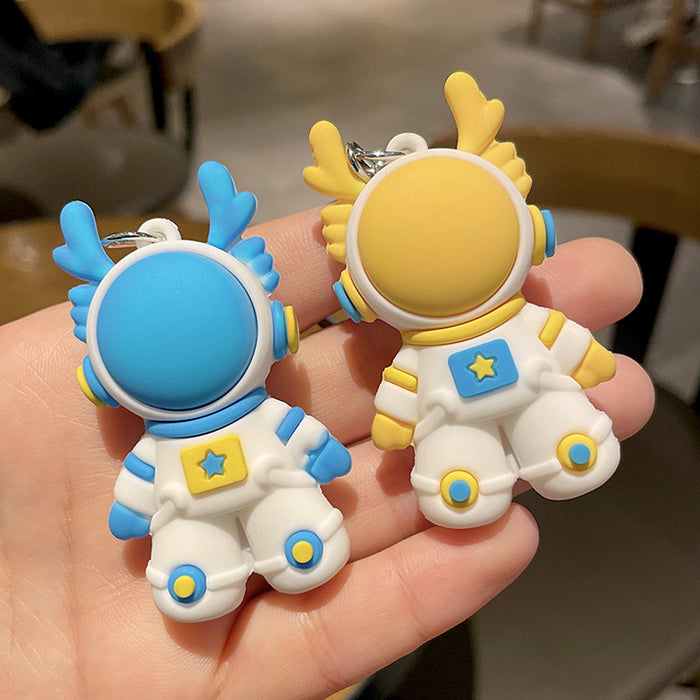 Wholesale Cartoon 3D PVC Graduation Keychain Zodiac Gift Key Pendant