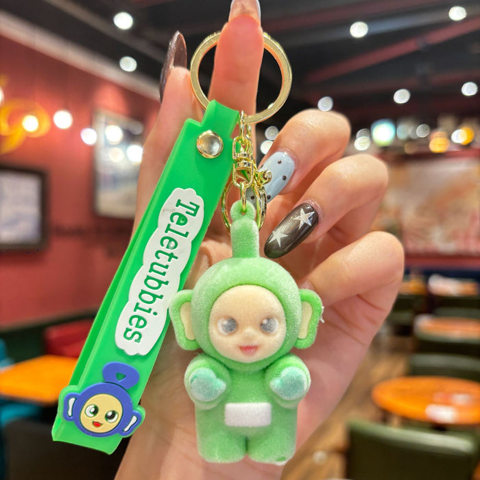 Wholesale Flocked Doll Key Pendant Plush Doll Pendant Bag Pendant Creative Birthday Gift Pendant Gift