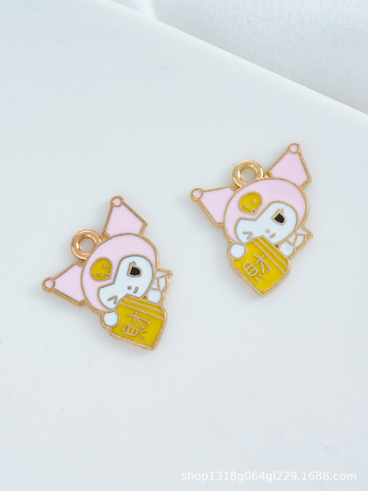 Wholesale 10 pcs Enamel cartoon DIY bracelet charms
