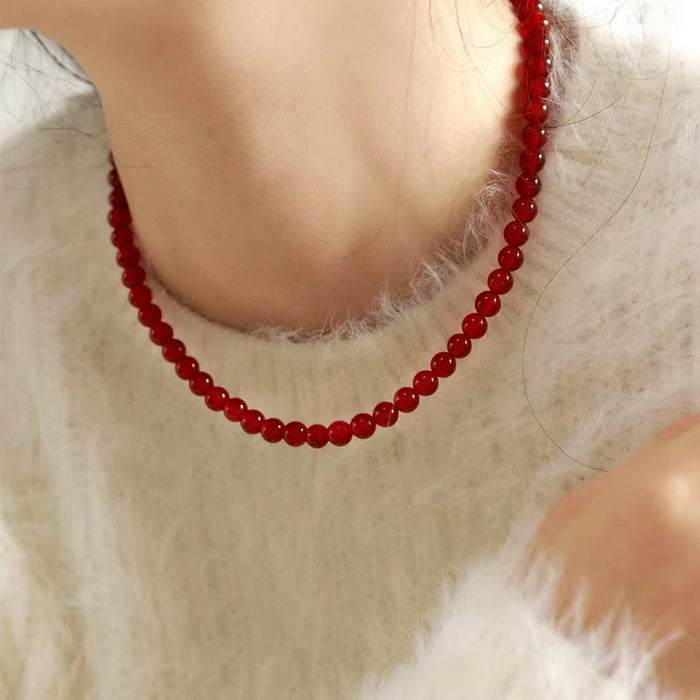 Wholesale Beaded necklace collarbone chain jewelry