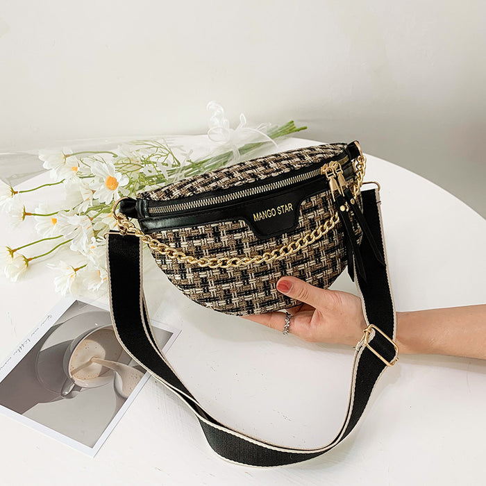 Wholesale Braided Fashionable Shoulder Crossbody Bag JDC-SD-Yuanai013