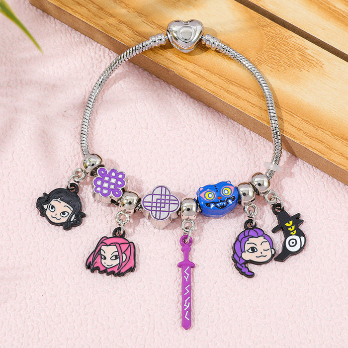 Wholesale Cartoon Anime K-POP Fashion Beaded Bracelet