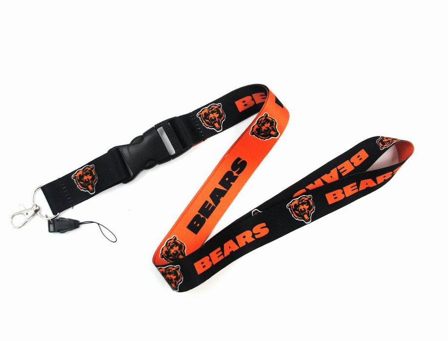 Wholesale Heat transfer rugby team lanyard club/ badge/ key/ work permit/ mobile phone sling buckle lanyard