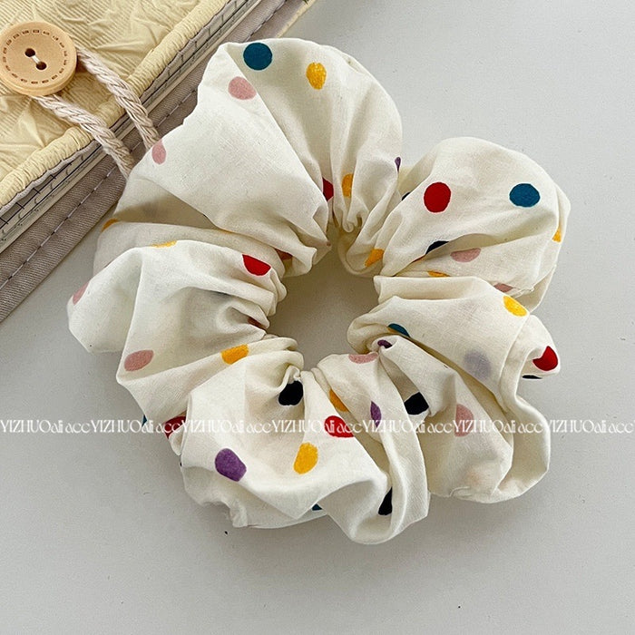 Wholesale Orange Rainbow Wave Point Hair Hoop Head Rope Tie Hair Rope Versatile Hair Hoop Hair Rope Hair Accessories Headwear