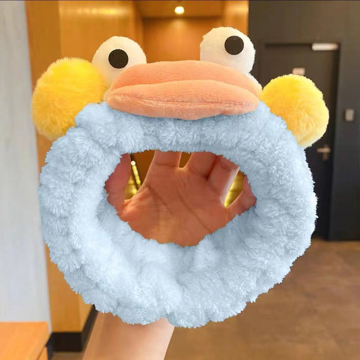 Wholesale Cute and funny sausage lips cartoon face wash headband