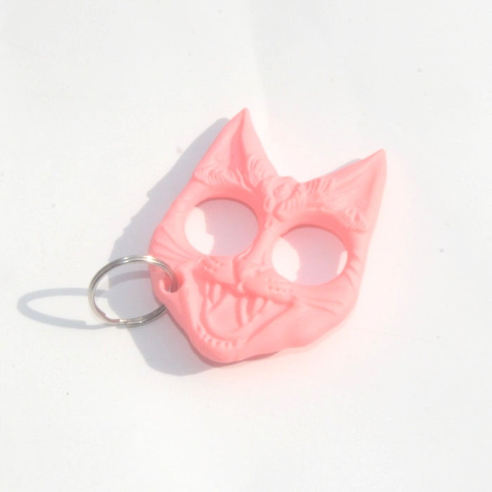 Wholesale ABS Black Cat Head Keychain JDC-KC-KB042