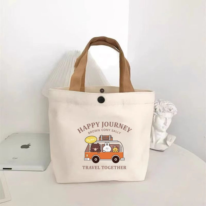 Wholesale Canvas bag, portable work canvas bag, canvas bag, casual hand-held lunch bag