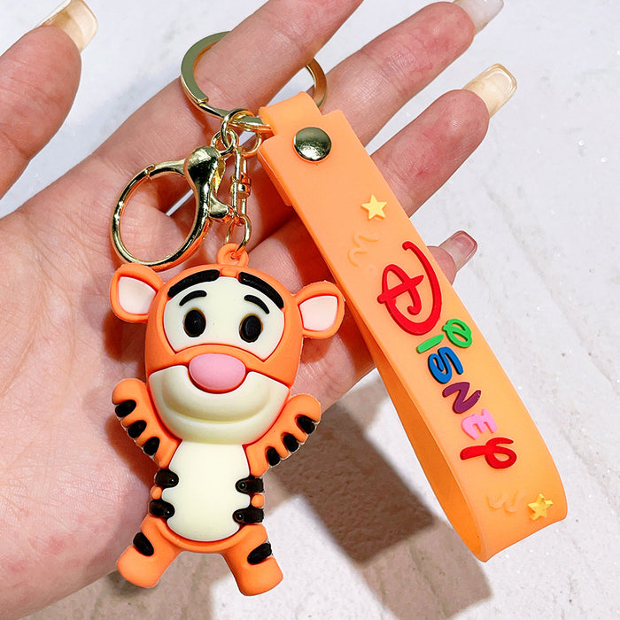 Wholesale Cartoon Cute Anime Silicone Keychain JDC-KC-Qiwei031