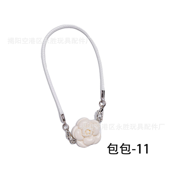 Wholesale Doll  Clothes Knitted Sweater with Jeans Replacement Keychain Bag Doll