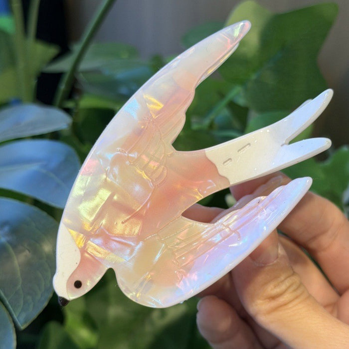Wholesale Colorful Parrot Claw Hair Clip PVC Creative Bird Design Hair Accessory