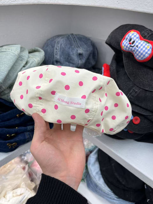 Wholesale Wave point octagonal beret thin cloud design newsboy painter hat