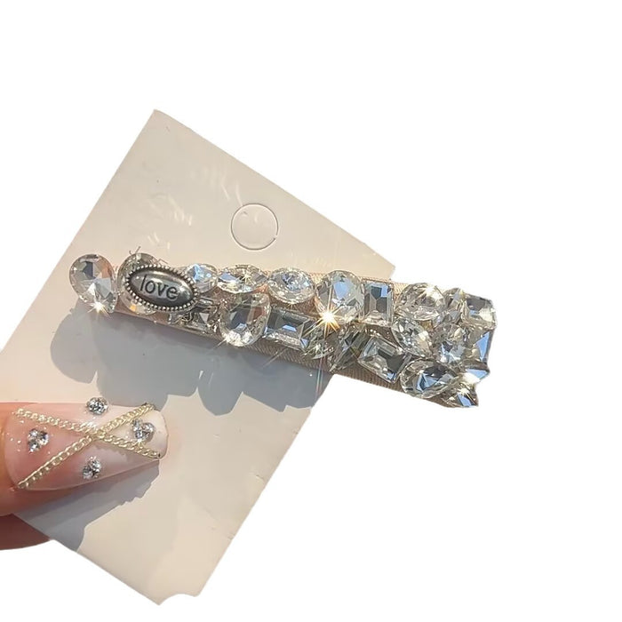 Wholesale Hairpin Full Diamond Hairpin Flash Diamond Side Clip