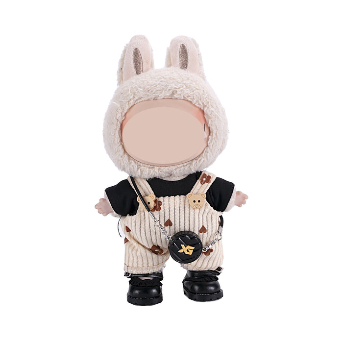 Wholesale Doll  Clothes Knitted Sweater with Jeans Replacement Keychain Bag Doll